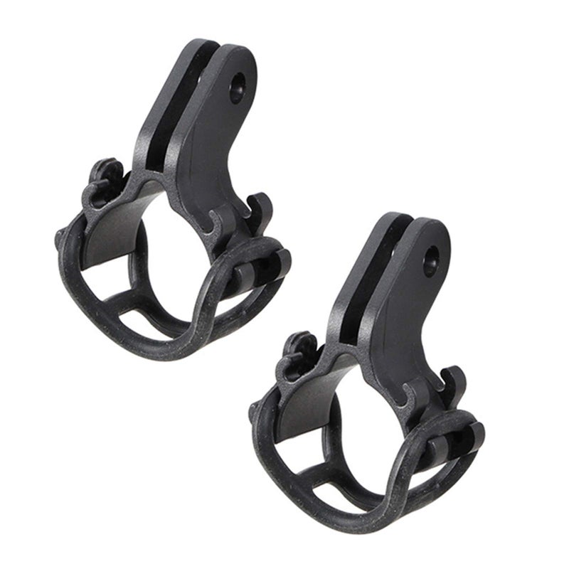 JooFn 2pcs Flashlight Holder Bicycle Bike Torch Light Mounting Bracket for Go Pro Type Mount Interface - Image 1